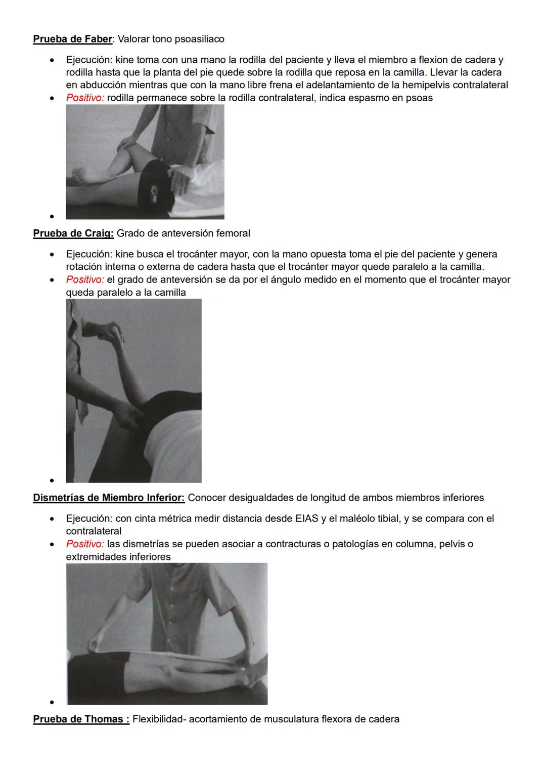 Pruebas especiales
Pelvis y columna
Prueba de Spurling: Afectación de raíces nerviosas cervicales
- Ejecución: ambas manos sobre la cabeza d