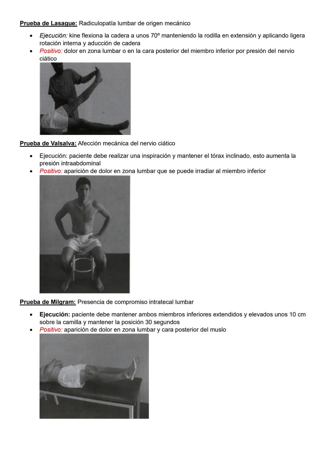 Pruebas especiales
Pelvis y columna
Prueba de Spurling: Afectación de raíces nerviosas cervicales
- Ejecución: ambas manos sobre la cabeza d