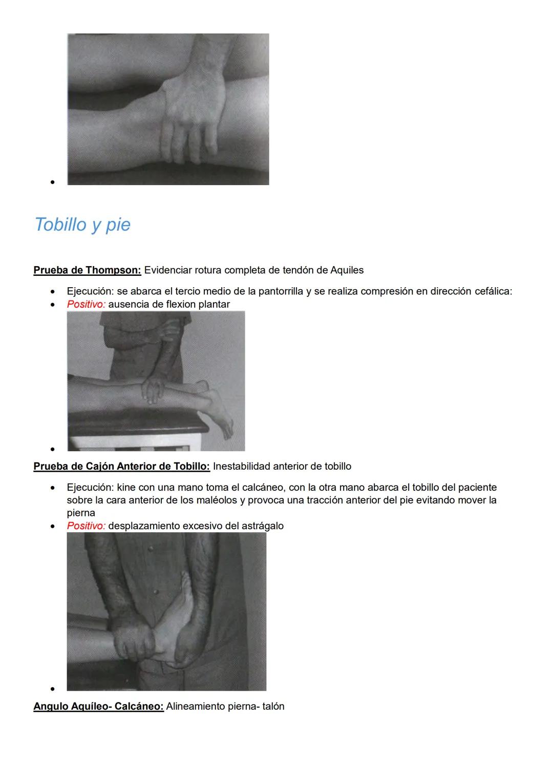 Pruebas especiales
Pelvis y columna
Prueba de Spurling: Afectación de raíces nerviosas cervicales
- Ejecución: ambas manos sobre la cabeza d