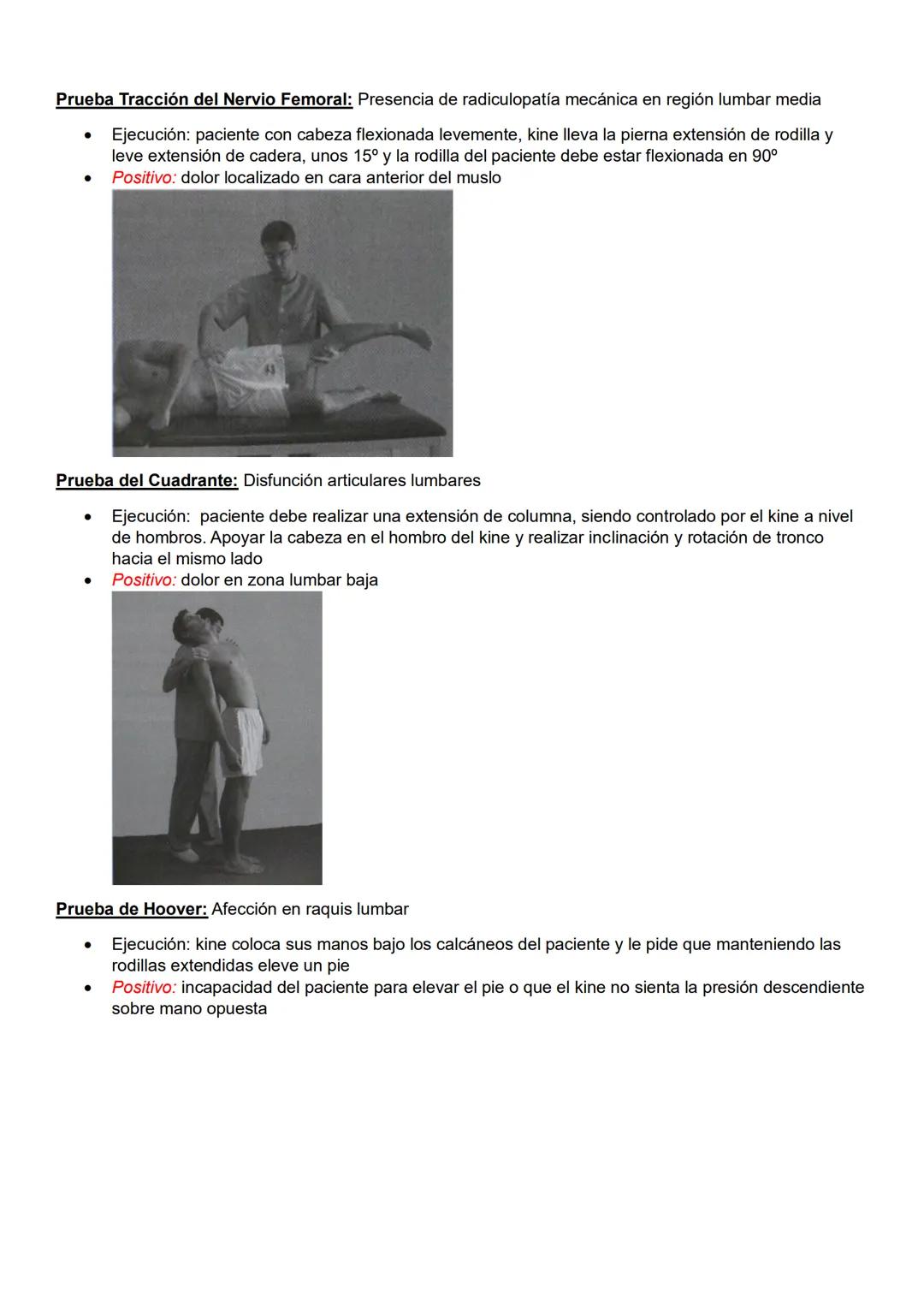 Pruebas especiales
Pelvis y columna
Prueba de Spurling: Afectación de raíces nerviosas cervicales
- Ejecución: ambas manos sobre la cabeza d
