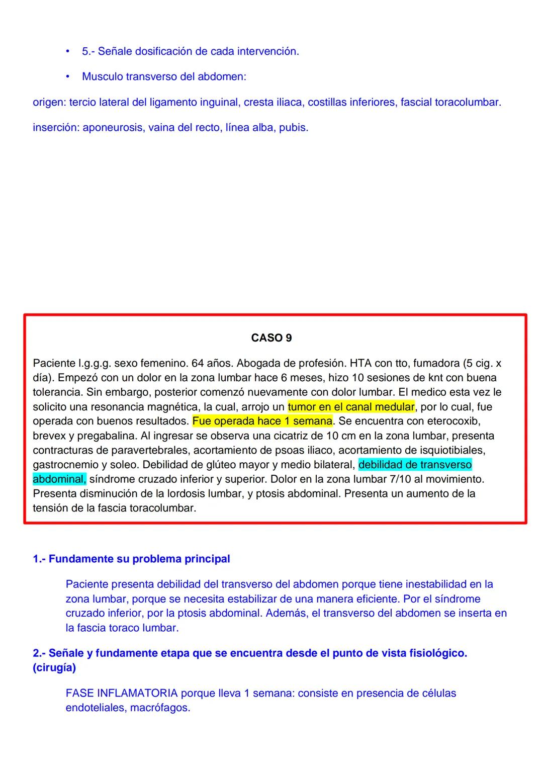 --- OCR Start ---
MIEMBRO SUPERIOR
CASO 1
•Paciente sexo masculino, 24 años, estudiante de secretariado
•Diagnostico medico: epicondilalgia
