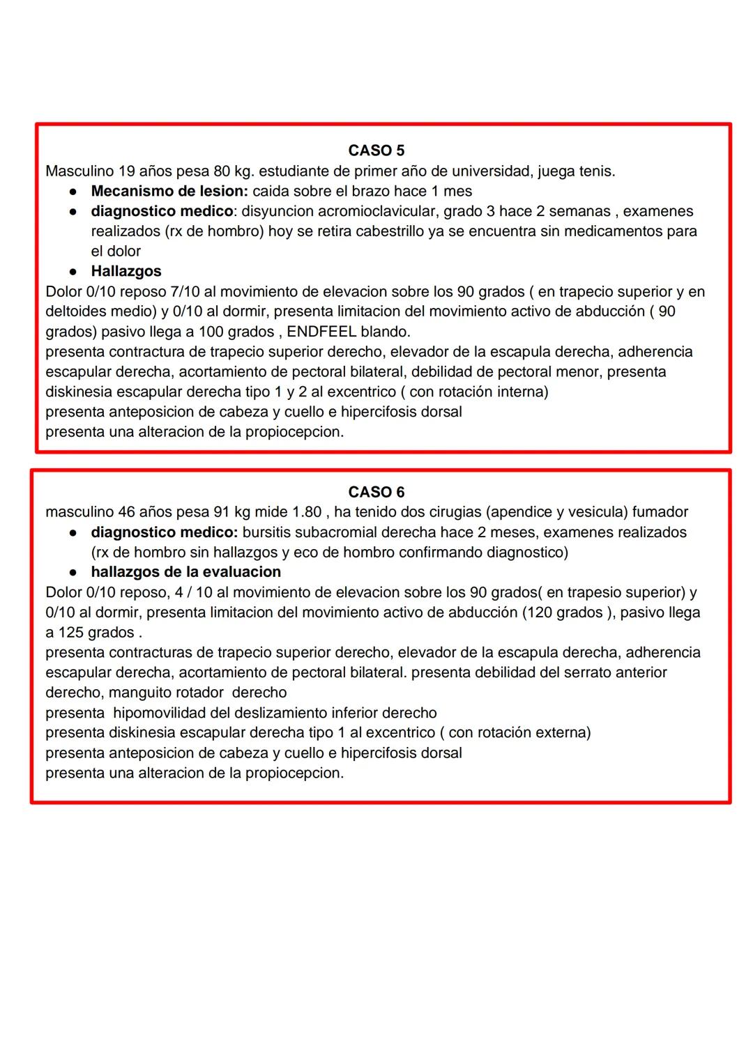 --- OCR Start ---
MIEMBRO SUPERIOR
CASO 1
•Paciente sexo masculino, 24 años, estudiante de secretariado
•Diagnostico medico: epicondilalgia
