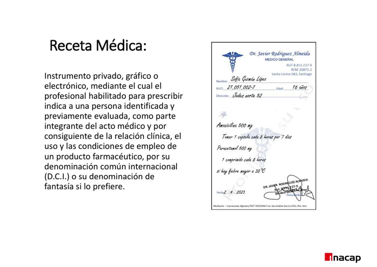 ÁREA SALUD
Inacap
ROL DEL TEF
UNIDAD 3 ROL DEL TEF
NOMBRE: Rol del TEF
CARRERA: Técnico de Nivel Superior en Farmacia
PROFESOR: Q.F. Natalia