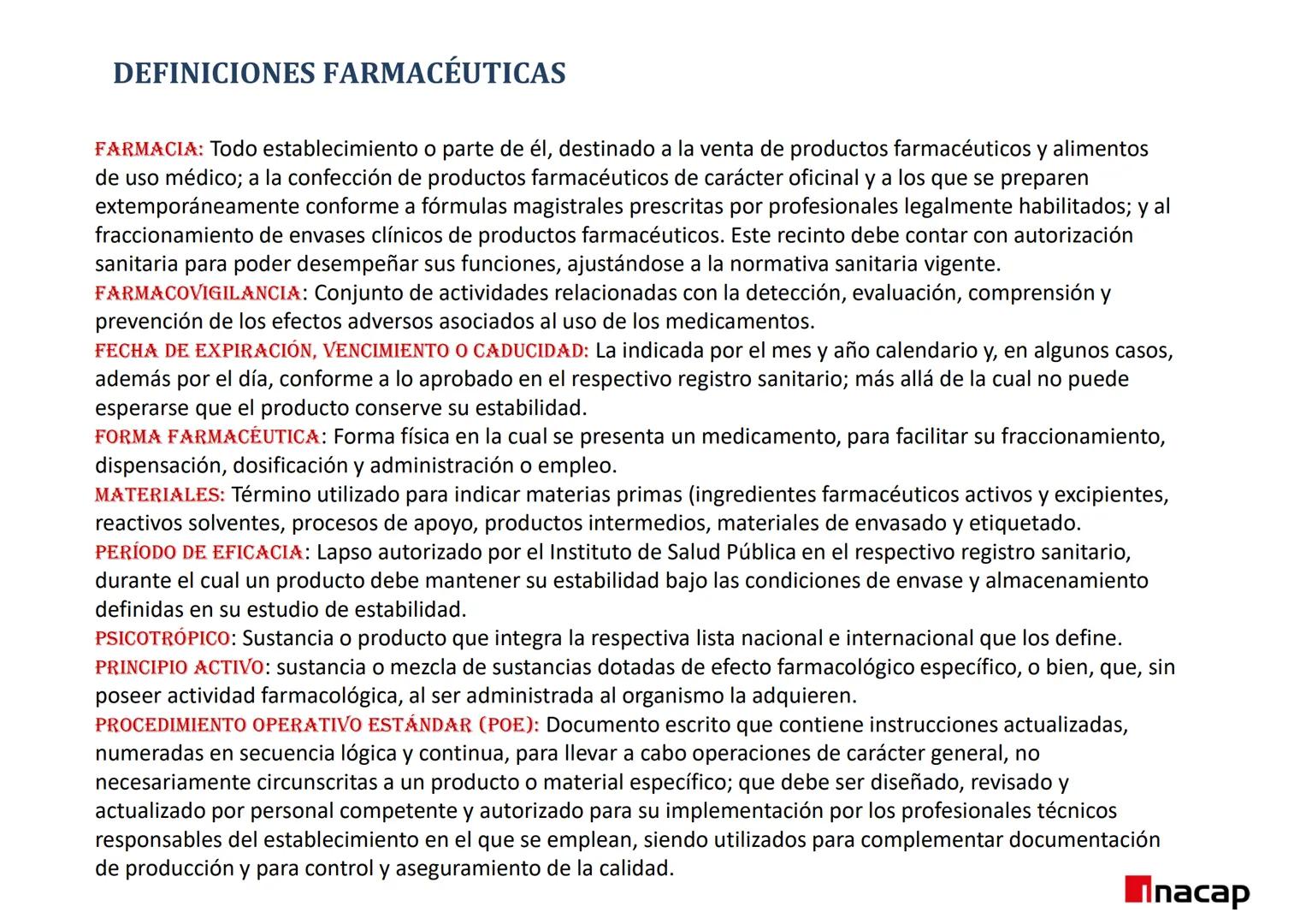 ÁREA SALUD
Inacap
ROL DEL TEF
UNIDAD 3 ROL DEL TEF
NOMBRE: Rol del TEF
CARRERA: Técnico de Nivel Superior en Farmacia
PROFESOR: Q.F. Natalia