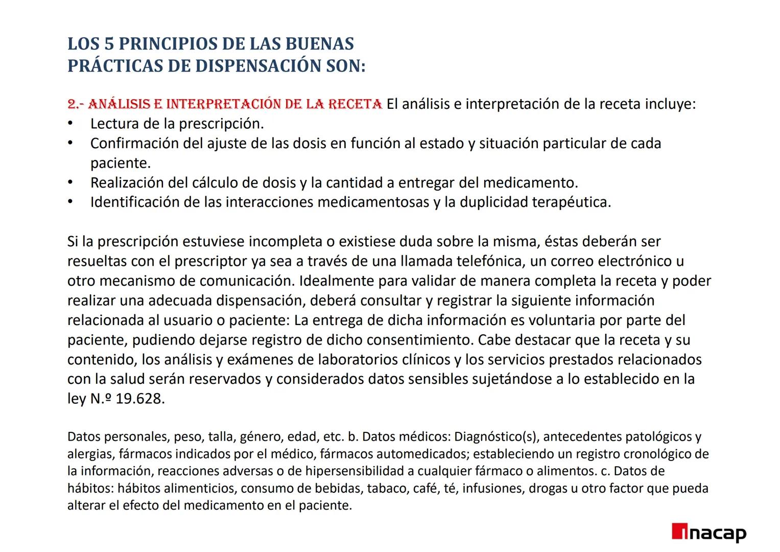 ÁREA SALUD
Inacap
ROL DEL TEF
UNIDAD 3 ROL DEL TEF
NOMBRE: Rol del TEF
CARRERA: Técnico de Nivel Superior en Farmacia
PROFESOR: Q.F. Natalia