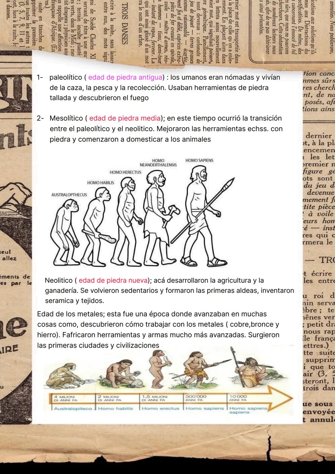 Ing to find hap
tion that you don'r
use we're com
people
really
us on the
Historia
y
Geografia
LAS ETAPAS DEL LA PREHISTORIA
Maite Silva 7MO