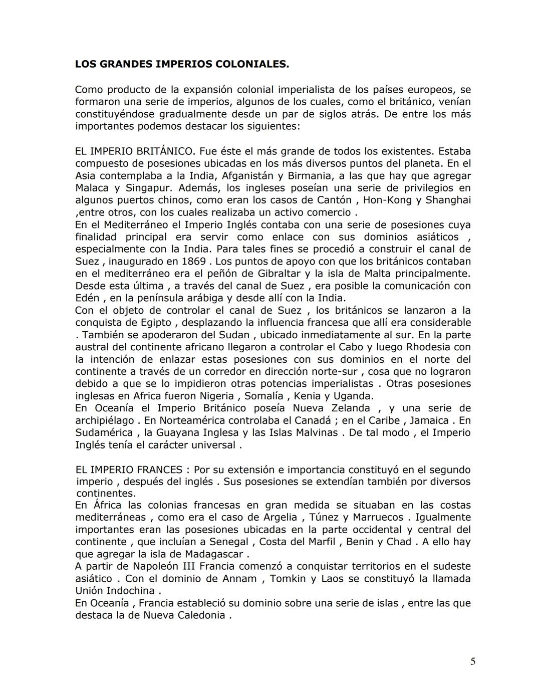Imperialismo colonialista
El colonialismo y imperialismo fueron
una consecuencia del gran capitalismo.
El desarrollo de la producción en mas