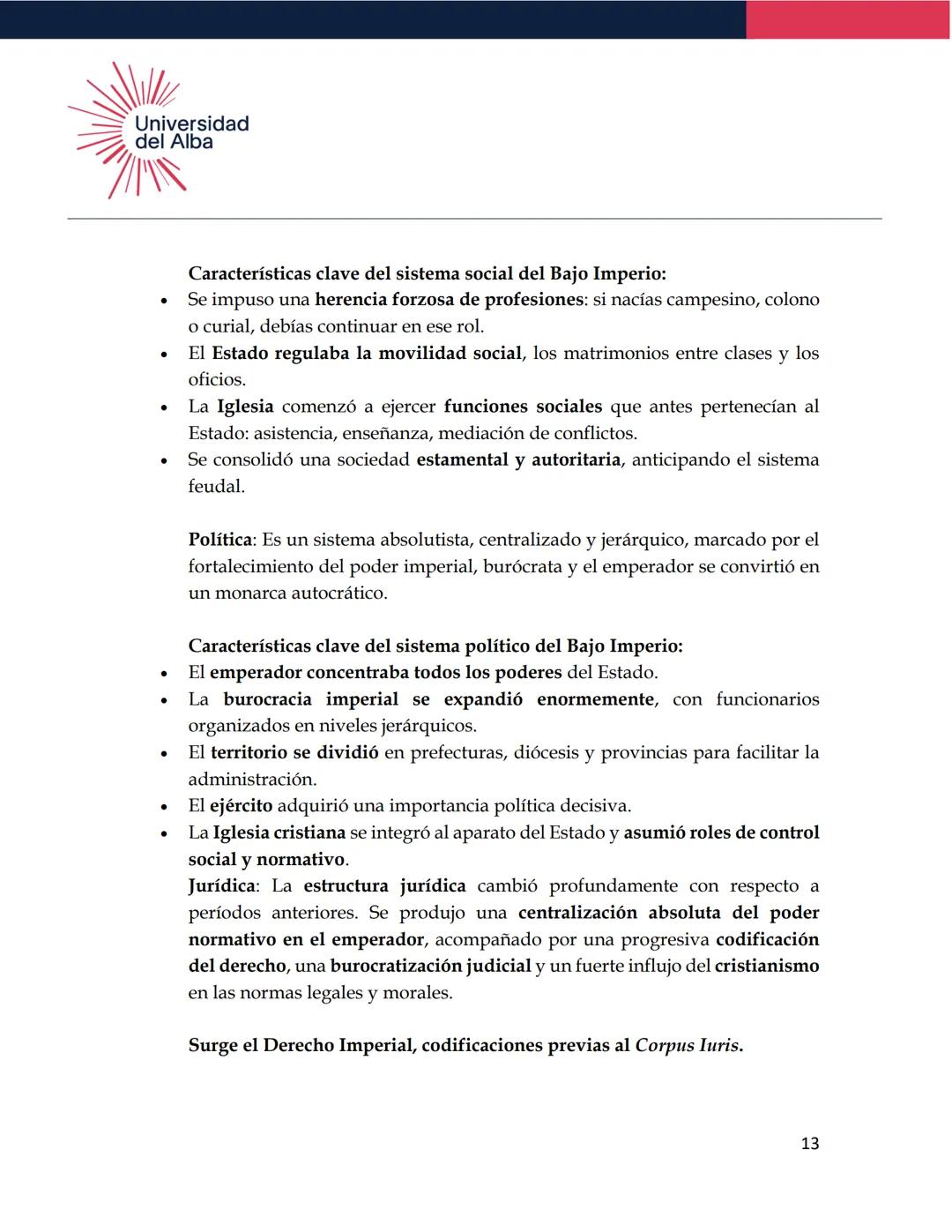 Universidad
del Alba
TEMARIO DE EXAMEN
DERECHO ROMANO
1. Definición de Derecho Romano
Conjunto de normas jurídicas que rigieron a la socieda