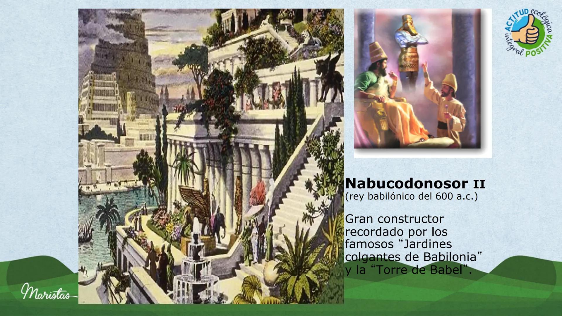 Maristas
Mesopotamia
(Lugar entre ríos)
ACTITUD ecol
Gral POSIT
ca
A
Material de Uso Educativo
Departamento de Historia •
Objetivo de Aprend