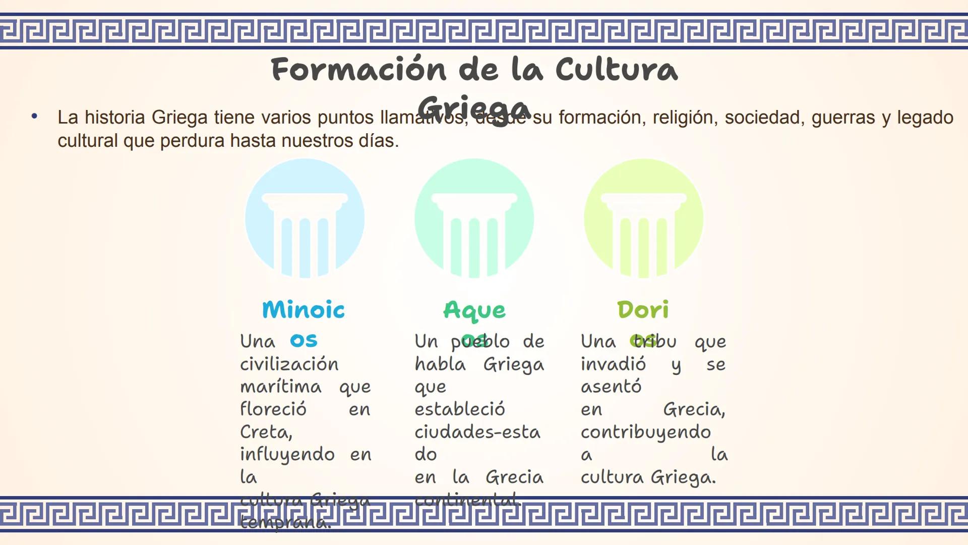 CIVILIZACIÓN
GRIEGA
Historia y Civilización # OBJETIVO
Conocer las principales características de la civilización Griega. # INTRODUCCIÓN AL