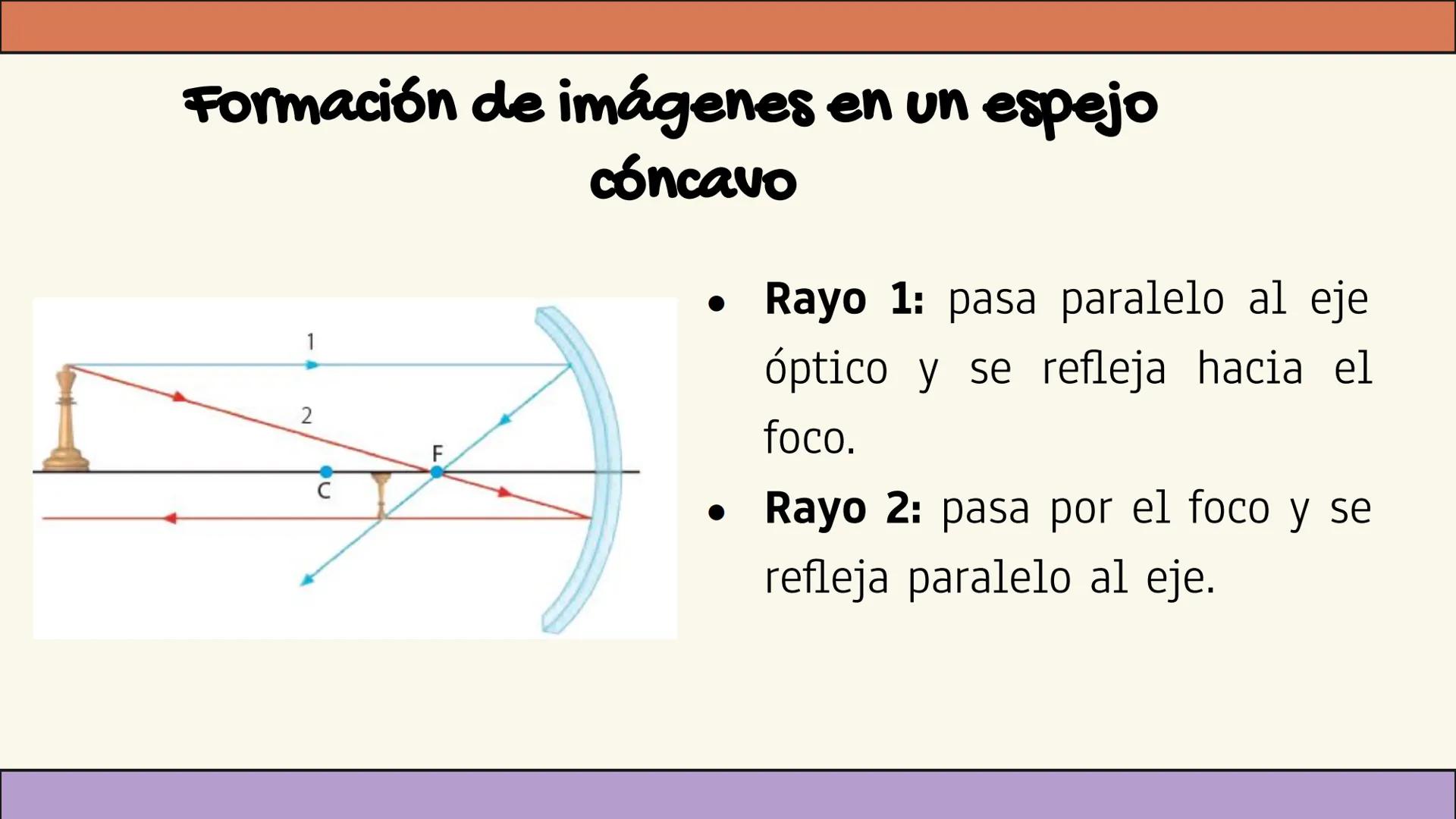 # Unidad 2
# Óptica Geométrica
Espejos # Objetivo:
Analizar la
formación de
imágenes en
espejos planos y
curvos. Tipos de imágenes
Imagen