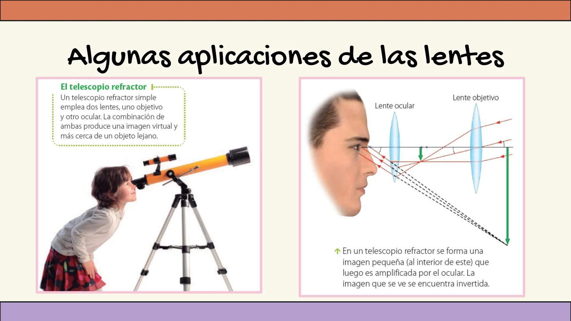 # 11 unidad
Óptica
geométrica
Lentes Objetivo:
Comprender la
formación de
imágenes en
lentes
convergentes y
divergentes. Formación de imág