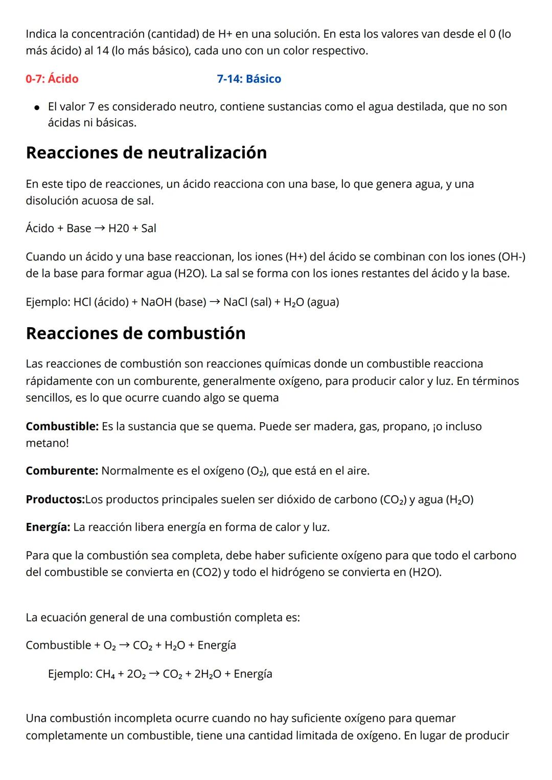 Tipos de reacciones químicas
Reacciones Reversibles e Irreversibles
Una reacción reversible tiene dos sentidos, es decir, los reactantes se