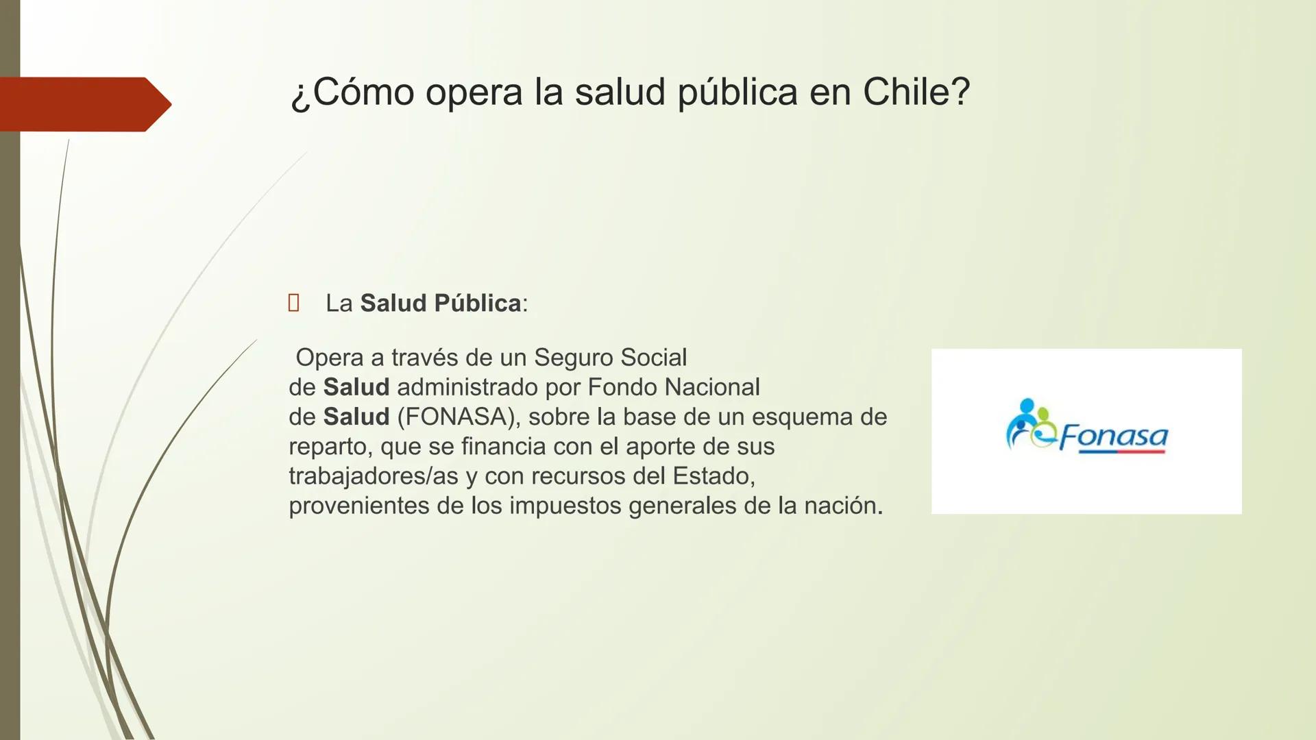 Salud
pública
en Chile
¿Qué es la salud pública en Chile?
¿Cuáles son los problemas de la salud pública en Chile?
¿Qué tan eficiente es la s