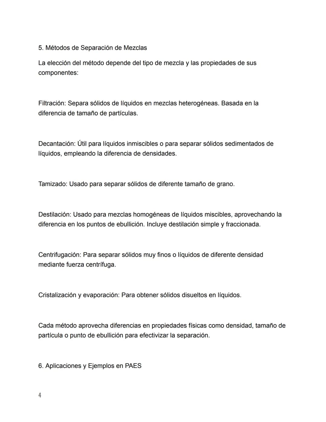 RESUMEN: CLASIFICACIÓN Y CAMBIOS DE LA MATERIA
Clasificación y Cambios de la Materia - Resumen Avanzado
1. Definición de Materia
La materia