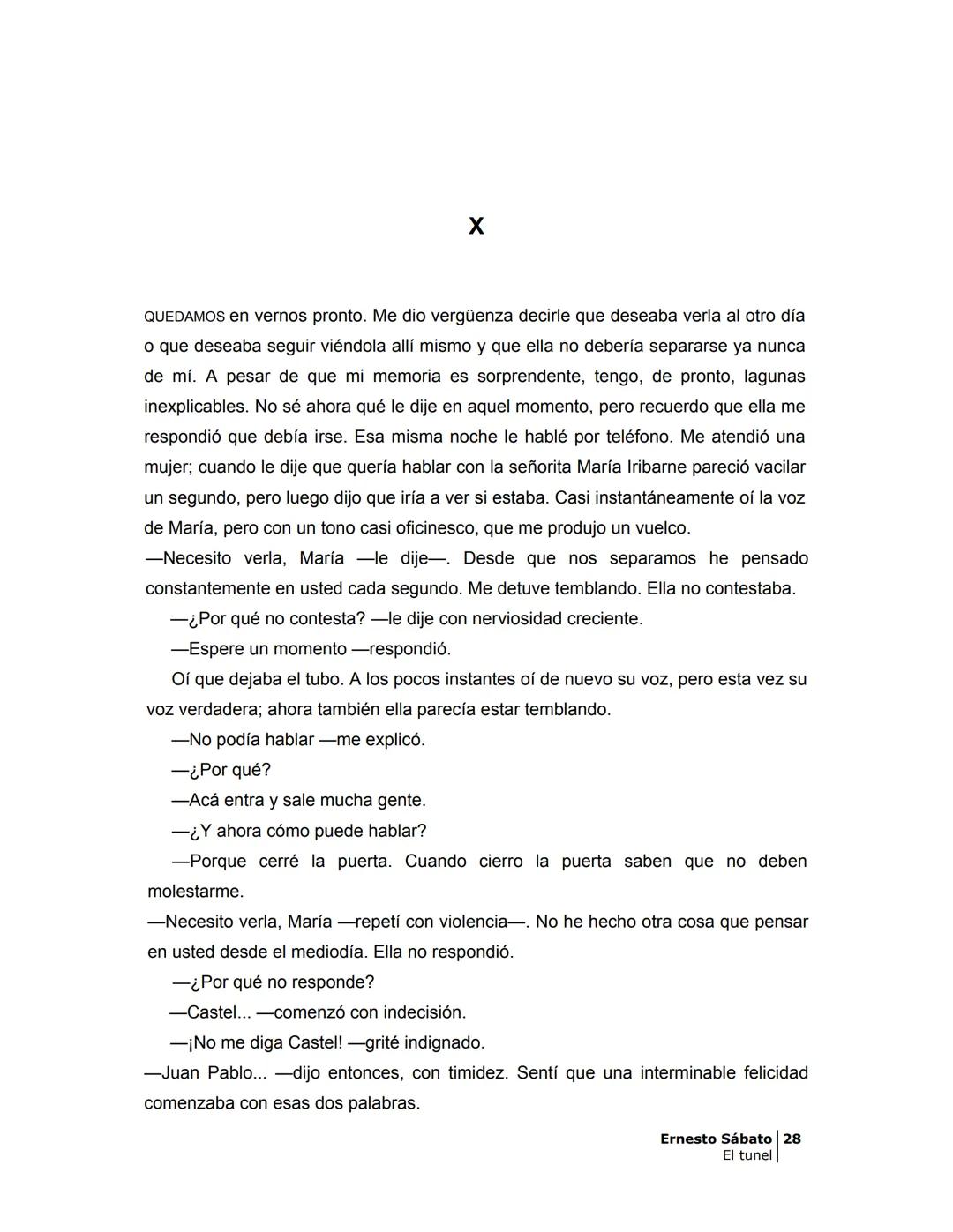 ## EL TÚNEL
ERNESTO SÁBATo ÍNDICE
I.
5
II
6
III
8
IV
.
9
V
13
VI.
16
VII
19
VIII.
22
IX.
23
X.
28
XI.
30
XII.
31
XIII.
34
XIV
38
XV
39
XVI