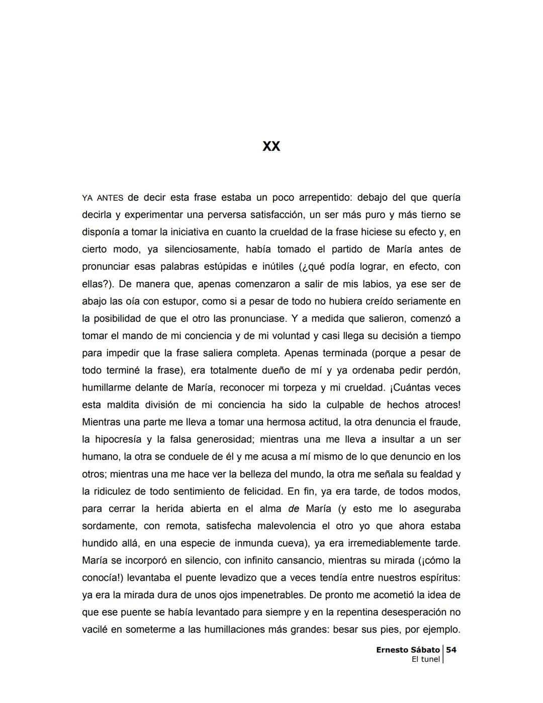 ## EL TÚNEL
ERNESTO SÁBATo ÍNDICE
I.
5
II
6
III
8
IV
.
9
V
13
VI.
16
VII
19
VIII.
22
IX.
23
X.
28
XI.
30
XII.
31
XIII.
34
XIV
38
XV
39
XVI