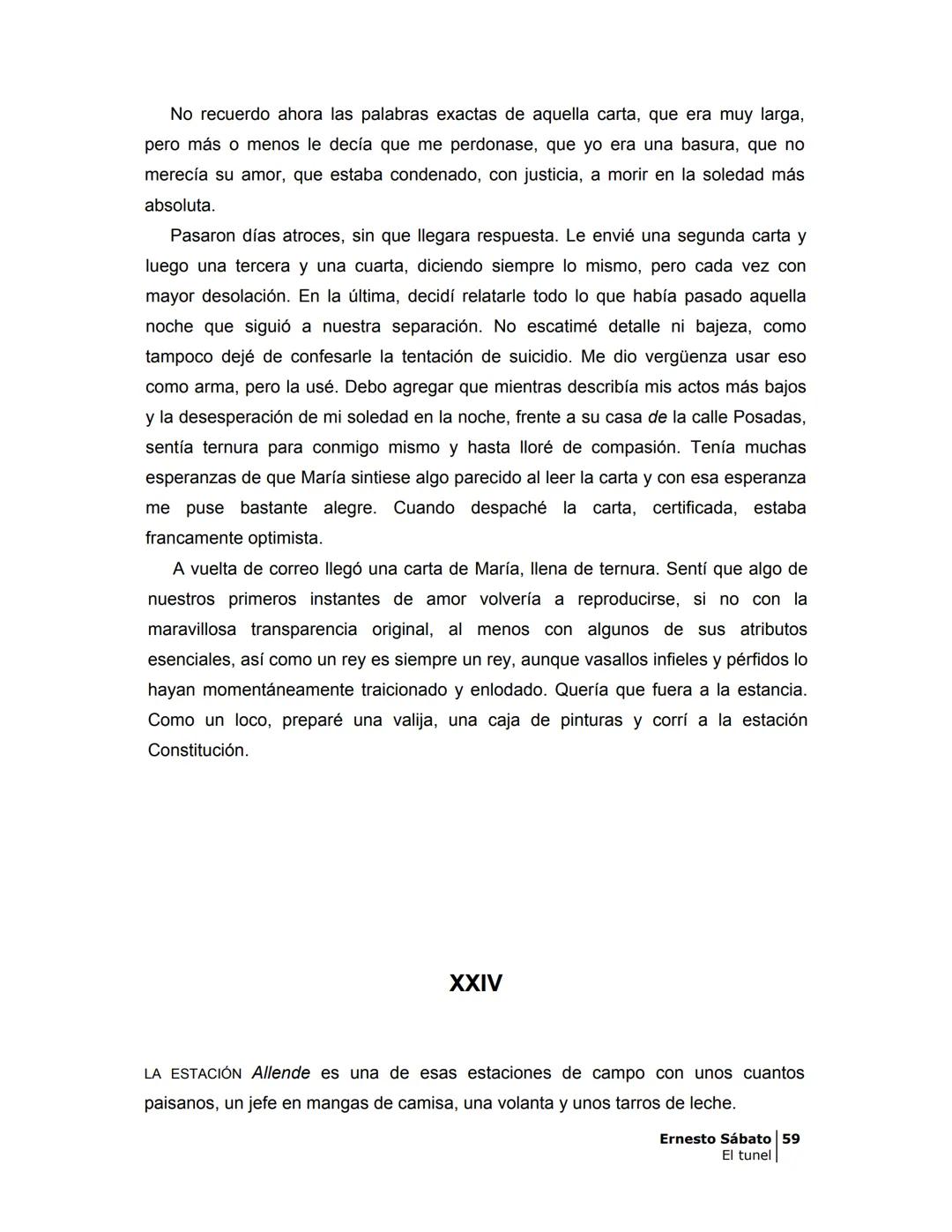 ## EL TÚNEL
ERNESTO SÁBATo ÍNDICE
I.
5
II
6
III
8
IV
.
9
V
13
VI.
16
VII
19
VIII.
22
IX.
23
X.
28
XI.
30
XII.
31
XIII.
34
XIV
38
XV
39
XVI