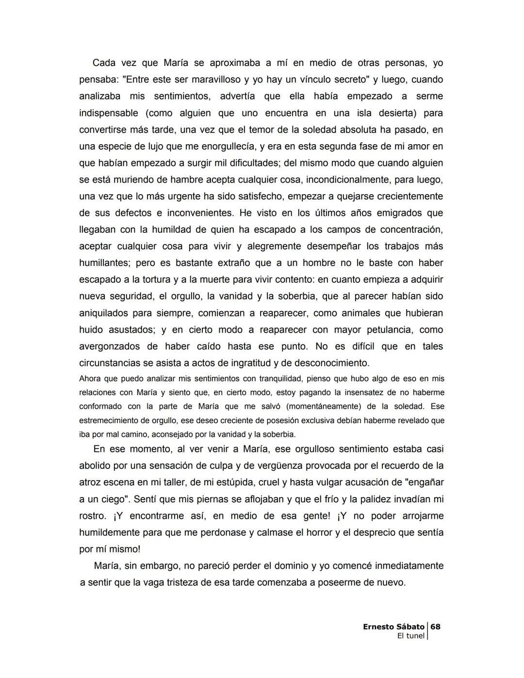 ## EL TÚNEL
ERNESTO SÁBATo ÍNDICE
I.
5
II
6
III
8
IV
.
9
V
13
VI.
16
VII
19
VIII.
22
IX.
23
X.
28
XI.
30
XII.
31
XIII.
34
XIV
38
XV
39
XVI