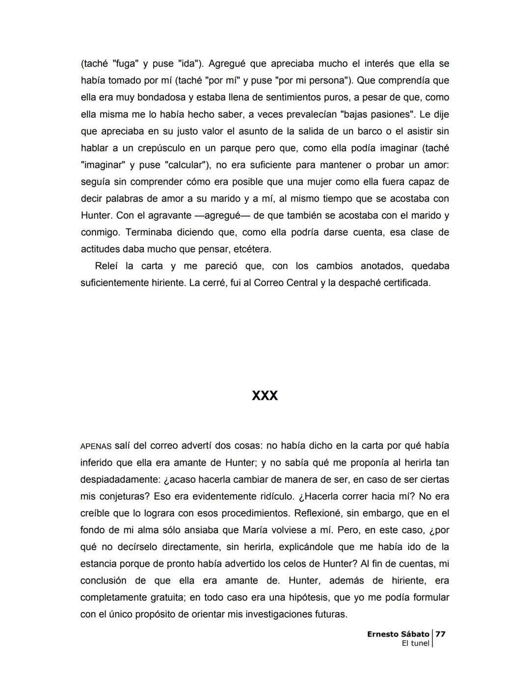 ## EL TÚNEL
ERNESTO SÁBATo ÍNDICE
I.
5
II
6
III
8
IV
.
9
V
13
VI.
16
VII
19
VIII.
22
IX.
23
X.
28
XI.
30
XII.
31
XIII.
34
XIV
38
XV
39
XVI