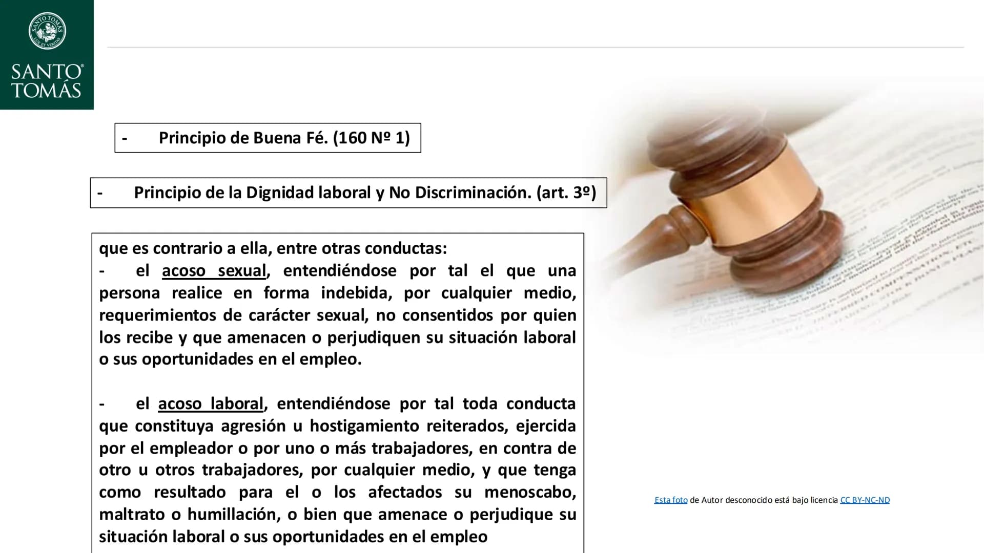 # Legislación Laboral
Manuel Aguilar Ramirez
Docente NTO TOM
LUX ET VERITAS
SANTO
TOMAS
Clase 1: Identificar los elementos
determinantes en