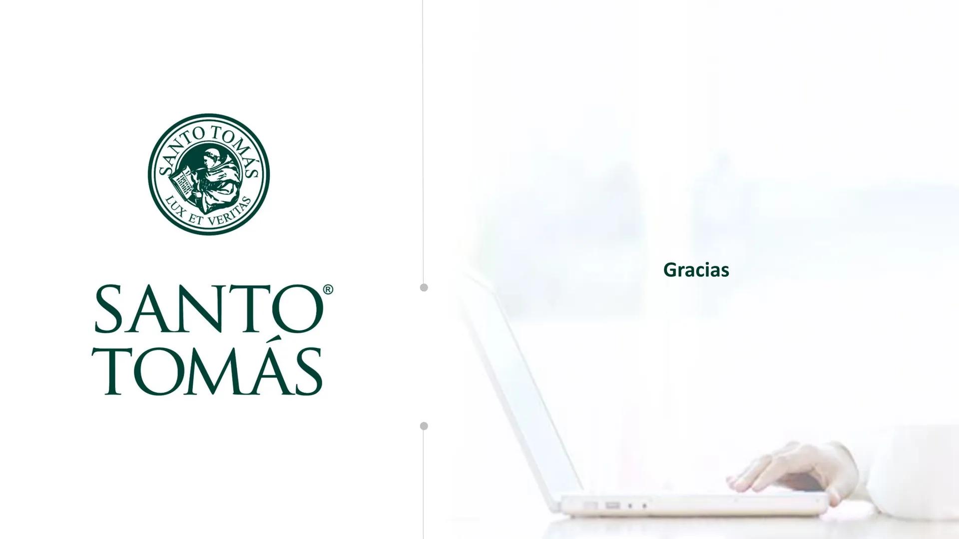 SANTO TOM
LUX ET VERITAS
SANTO
TOMAS
®
Derecho Laboral y Previsional
Manuel Aguilar Ramirez
Docente NTO TOM
LUX ET VERITAS
SANTO
TOMAS
Objet