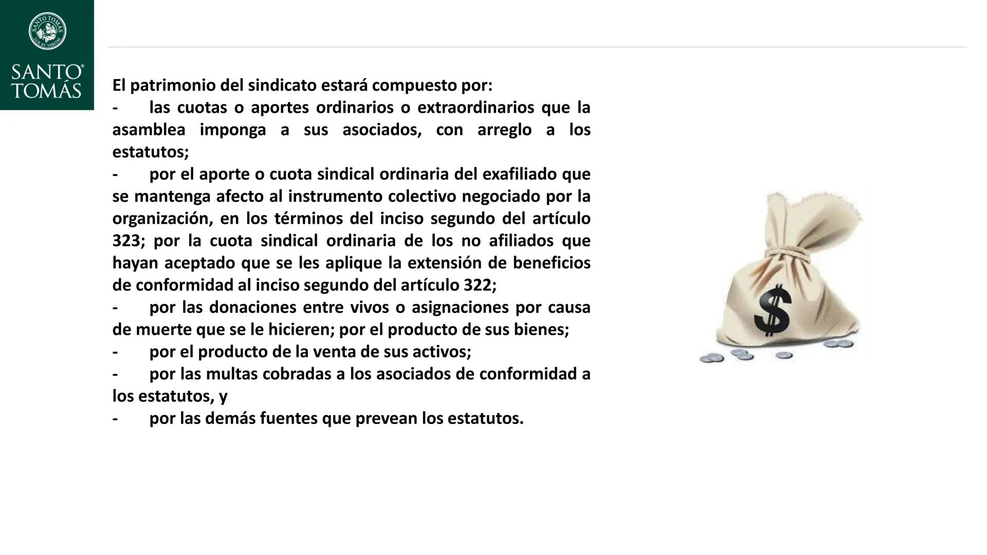 SANTO TOM
LUX ET VERITAS
SANTO
TOMAS
®
Derecho Laboral y Previsional
Manuel Aguilar Ramirez
Docente NTO TOM
LUX ET VERITAS
SANTO
TOMAS
Objet