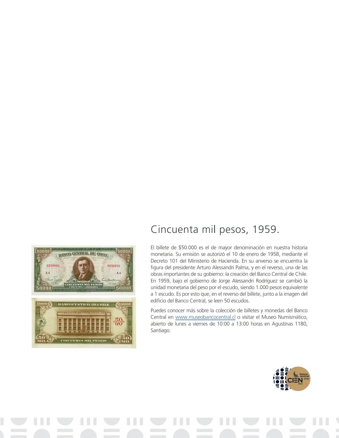banco
central
III 10 CIEN Chile
años
INFORME DE POLÍTICA
MONETARIA
JUNIO 2025
50.000
BANCO CENTRAL DE CHOLE
50.000
ENTRAL DE
00
SANTIAGO
BAN