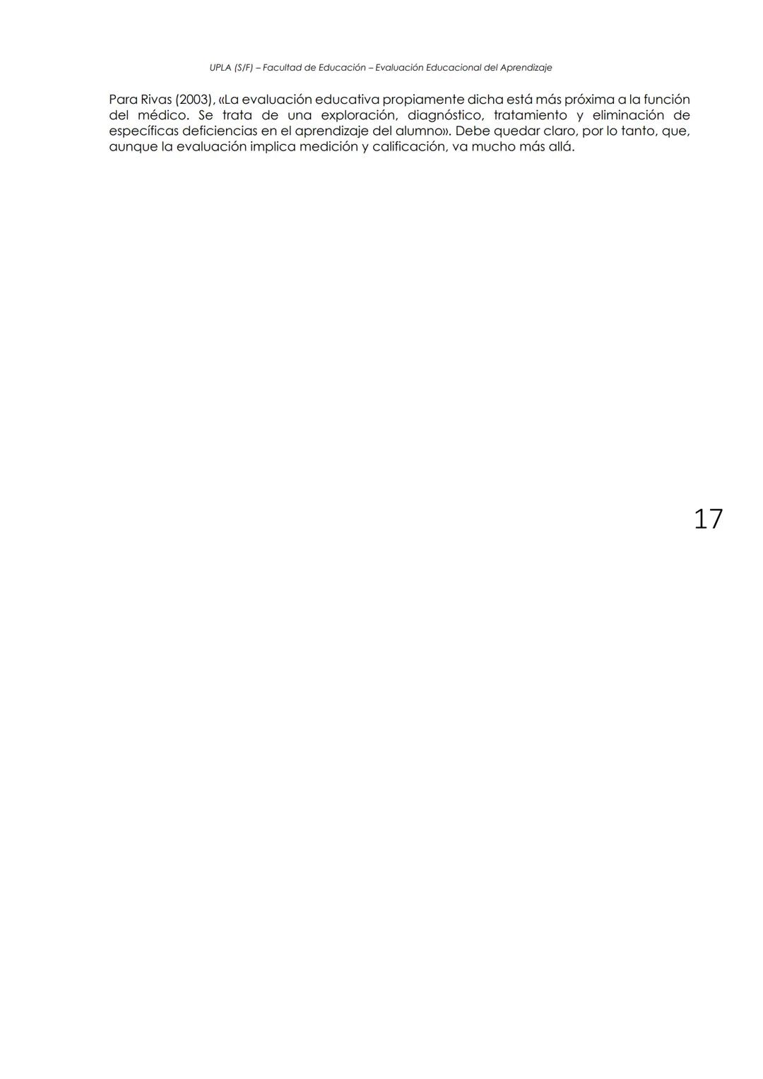 UPLA (S/F) - Facultad de Educación - Evaluación Educacional del Aprendizaje
EVALUACION: HISTORIA Y CONCEPTO
(Adaptado de Castillo y Cabreriz