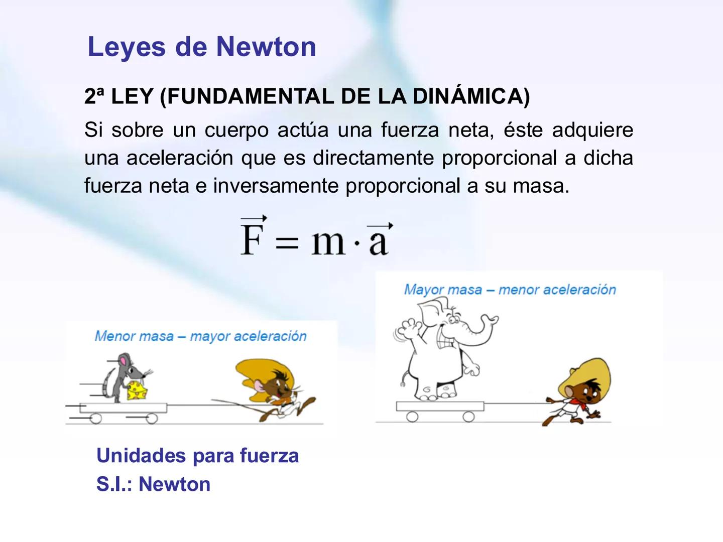 # Física
Fuerza
Principios de Newton Objetivos
Al término, usted deberá:
1. Comprender y aplicar los conceptos de
masa y peso.
2. Aplicar l