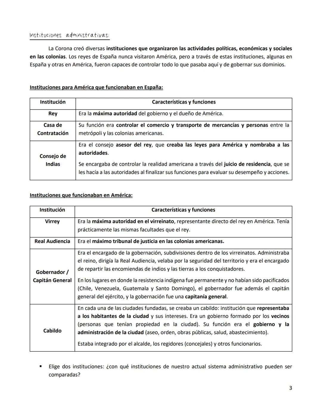 Colegio Los Andes
Ciencias Sociales
8° Básico
Tras la conquista de América,
se inicia la Colonia, el período
de dominio español sobre
territ