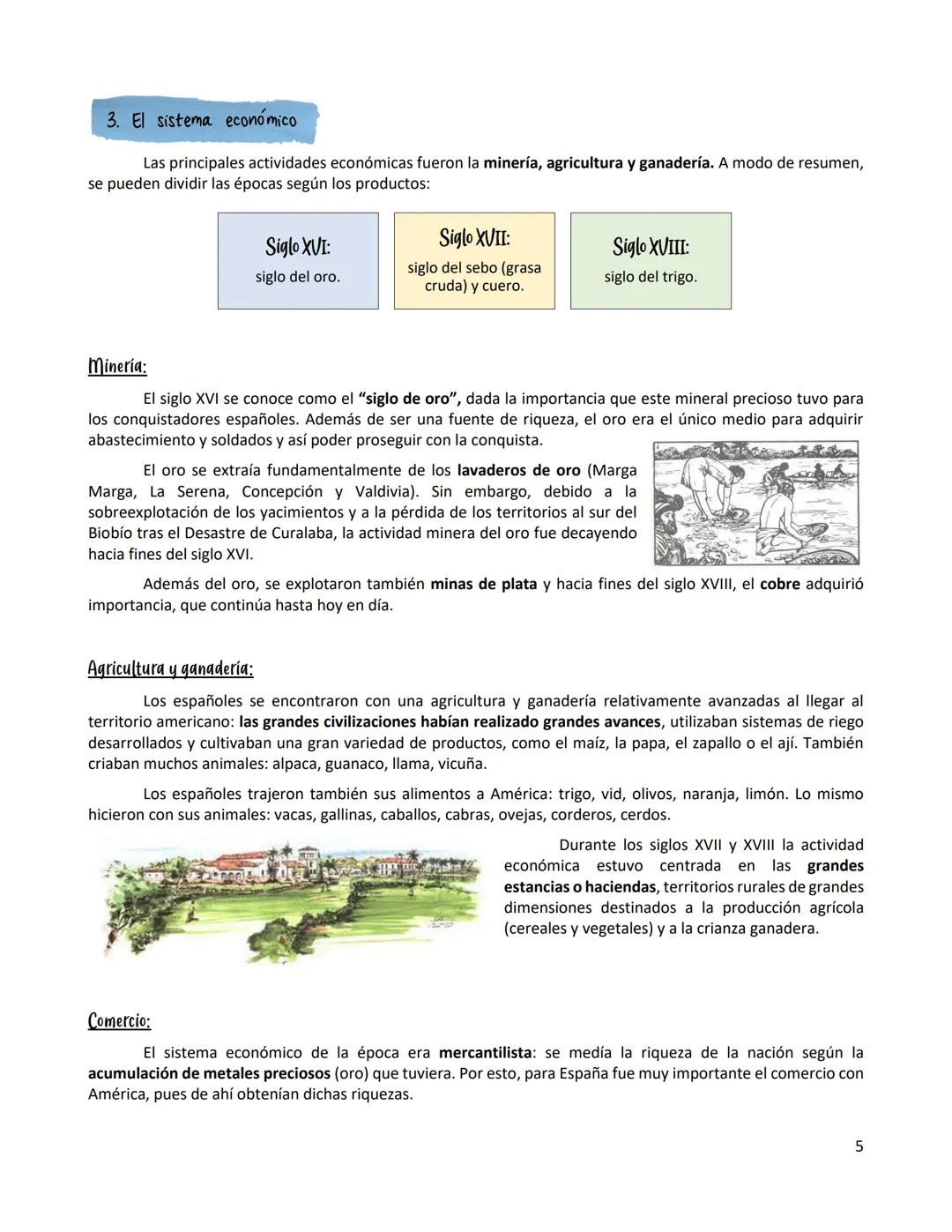 Colegio Los Andes
Ciencias Sociales
8° Básico
Tras la conquista de América,
se inicia la Colonia, el período
de dominio español sobre
territ