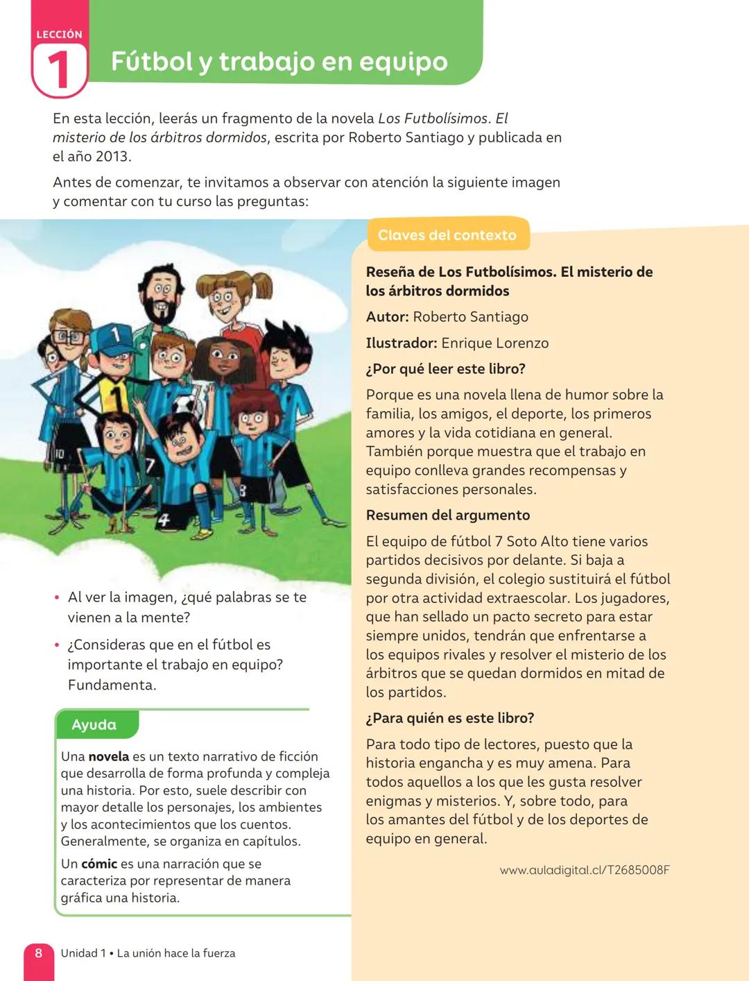 TEXTO DEL ESTUDIANTE
Lenguaje y
Comunicación
Fabián Fernández López
Cielo Ospina Canencio
Paula Rivera Donoso
Natalia Romero Quintanilla
Ant