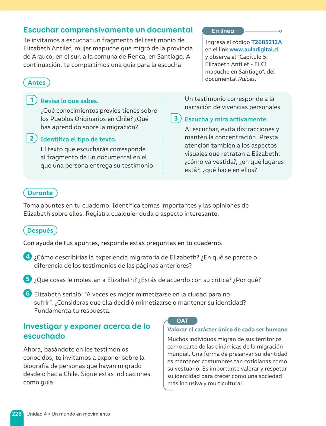 TEXTO DEL ESTUDIANTE
Lenguaje y
Comunicación
Fabián Fernández López
Cielo Ospina Canencio
Paula Rivera Donoso
Natalia Romero Quintanilla
Ant