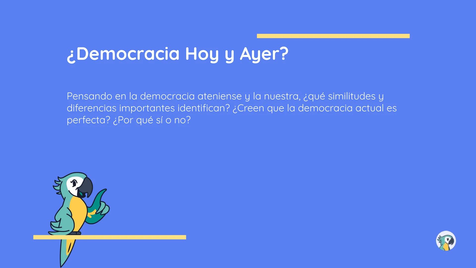 Cultura y
democracia
ateniense
OA 06 y 08
+ Reconocer manifestaciones
culturales de los antiguos griegos.
+ Reconocer los límites y el
decli