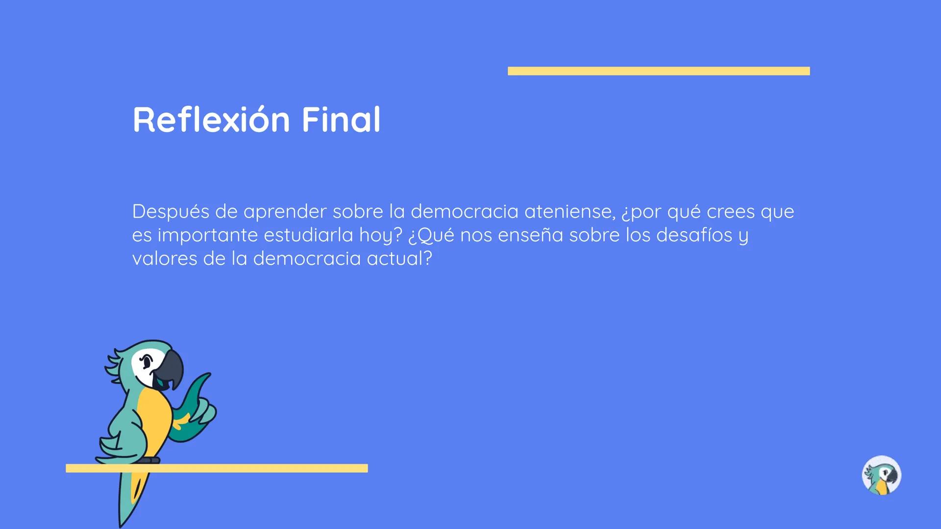 Cultura y
democracia
ateniense
OA 06 y 08
+ Reconocer manifestaciones
culturales de los antiguos griegos.
+ Reconocer los límites y el
decli