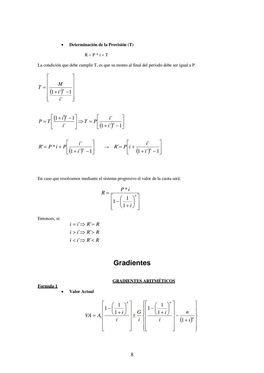 ADM1090-Formulario
Tasas
Transformación de Tasa
(De Nominal a efectiva)
i = Tasa Efectiva; j = Tasa Nominal; K = Número de Capitalizaciones