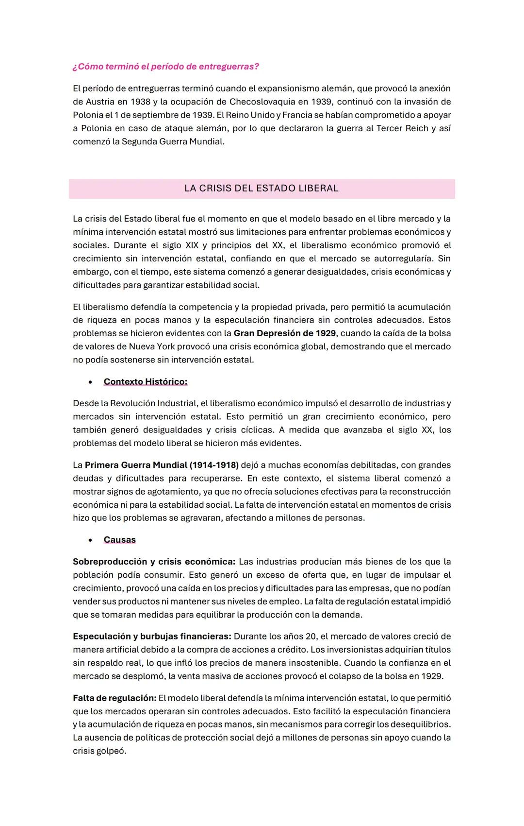 # PERÍODO ENTRE GUERRAS (1918/1919-1939)
Período fue la guerra civil española (1936-1939), que enfrentó a sectores republicanos,
socialista