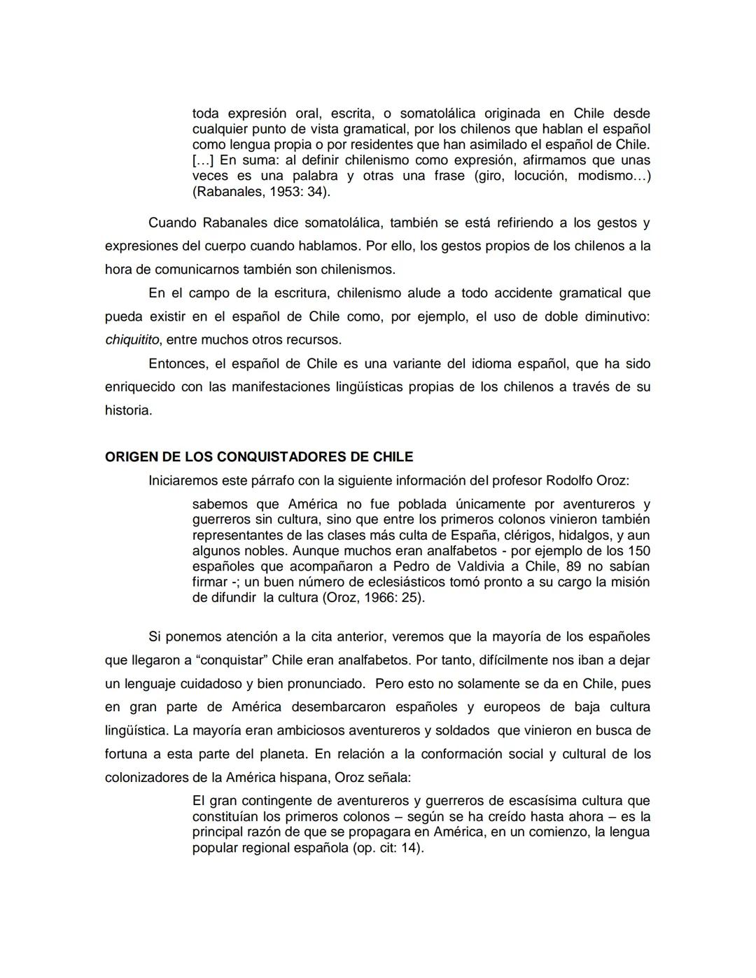 # LA APASIONANTE FORMA DE HABLAR DE LOS CHILENOS. EL ESPAÑOL DE
CHILE: GENERALIDADES
Rodolfo Andrés Vivanco Rojas¹
RESUMEN
Es frecuente e