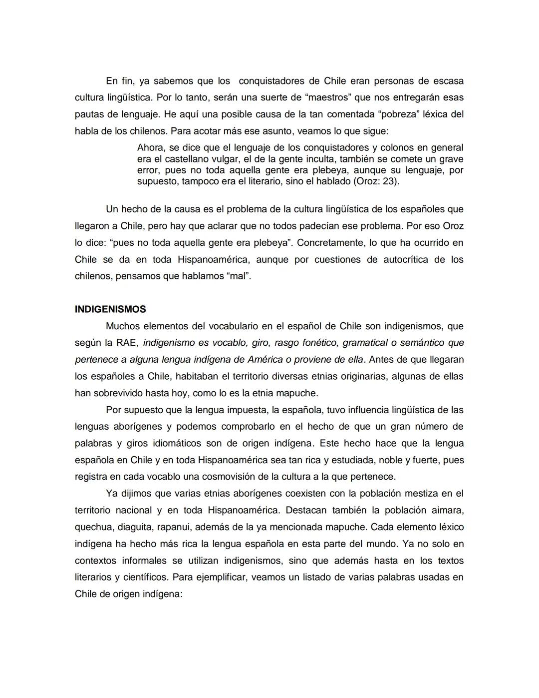 # LA APASIONANTE FORMA DE HABLAR DE LOS CHILENOS. EL ESPAÑOL DE
CHILE: GENERALIDADES
Rodolfo Andrés Vivanco Rojas¹
RESUMEN
Es frecuente e