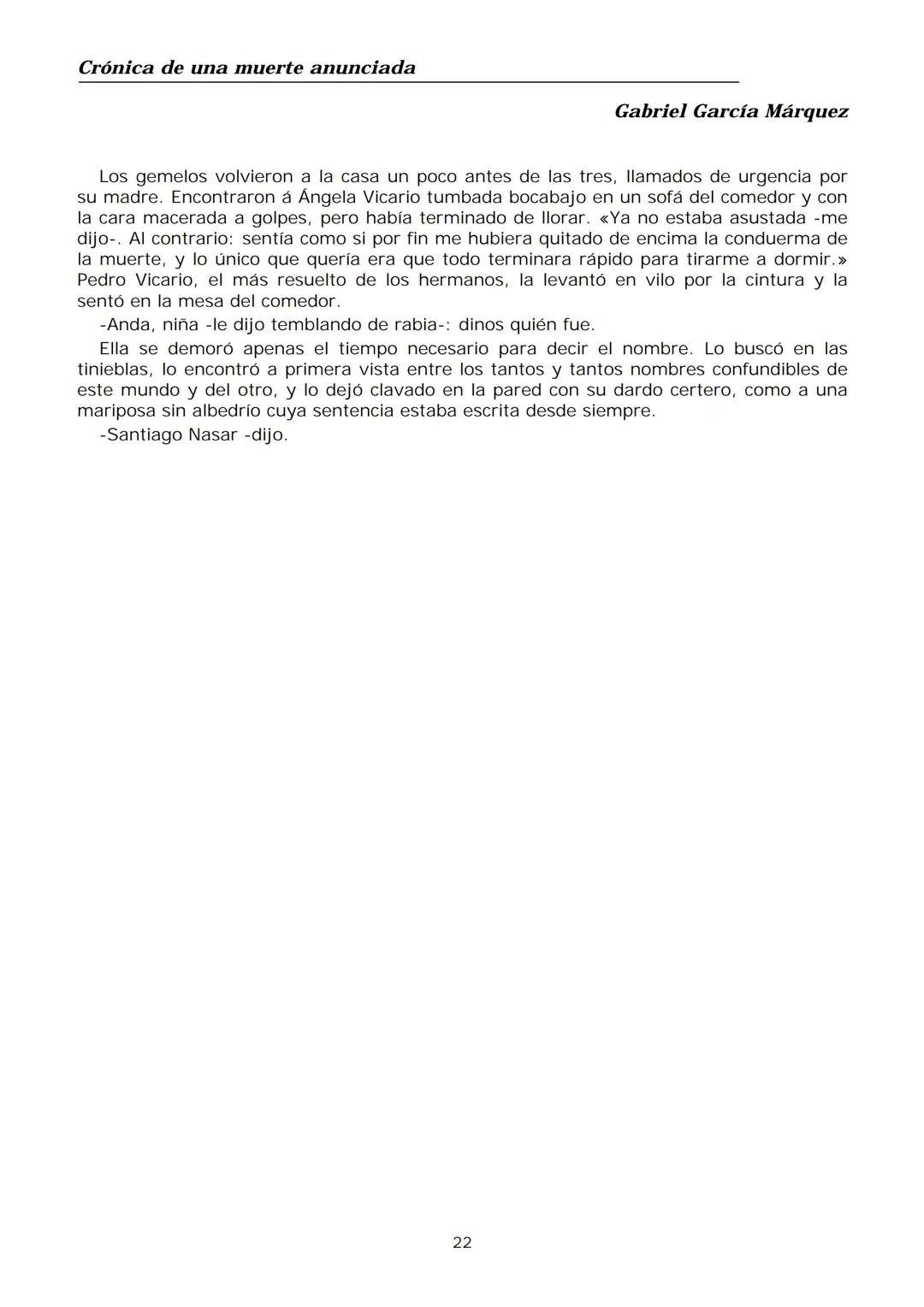 # Tematika.com
# Gabriel García Márquez
Crónica de una muerte anunciada
CONTEMPORÁNEA
DEBOLSILLO # EDITADO POR "EDICIONES LA CUEVA"
#