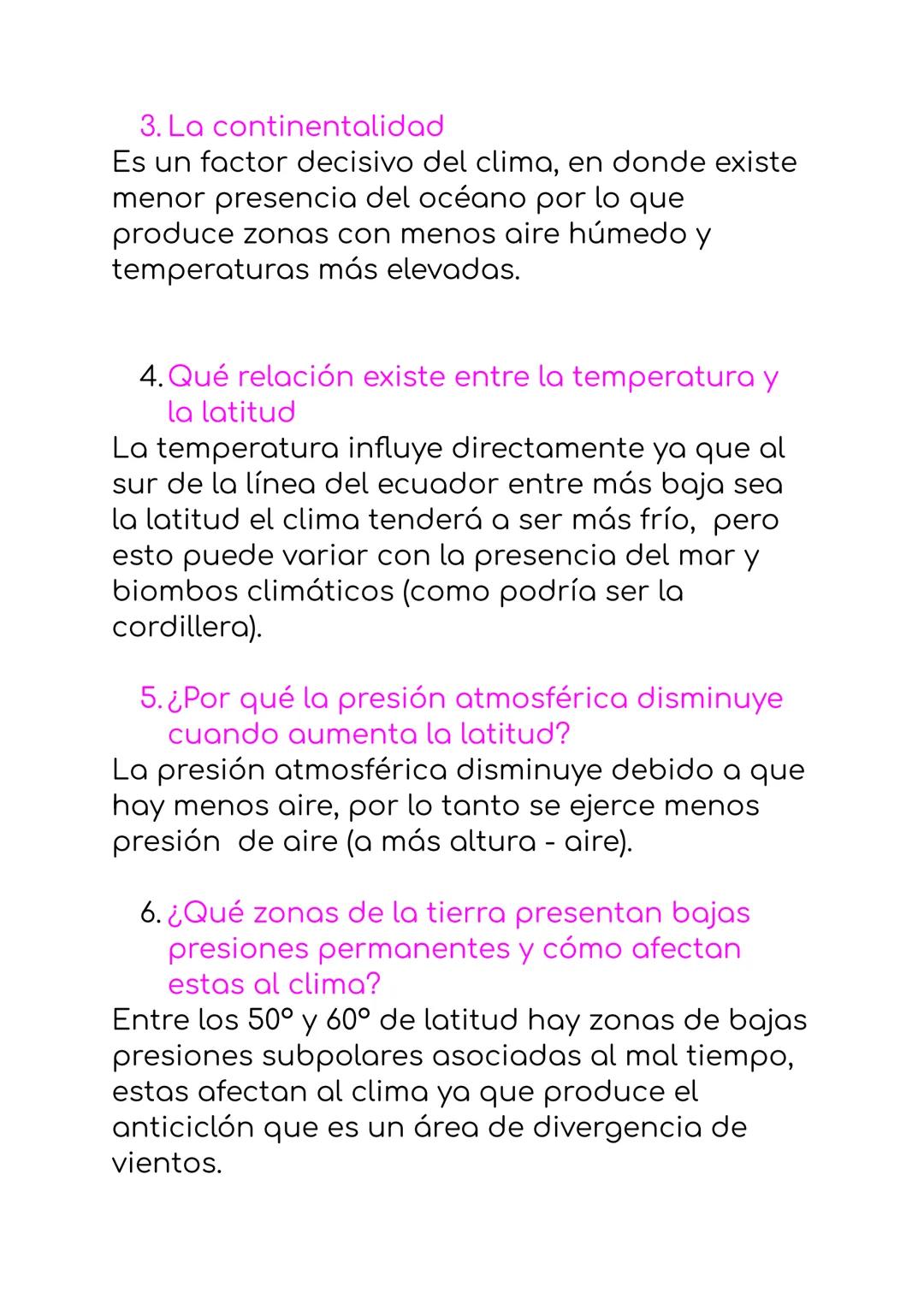 # Cuestionario Climas(Geografía)
1. Lluvias orográficas
Se refiere a aire caliente y húmedo que viene
desde el océano y que se forma en nu