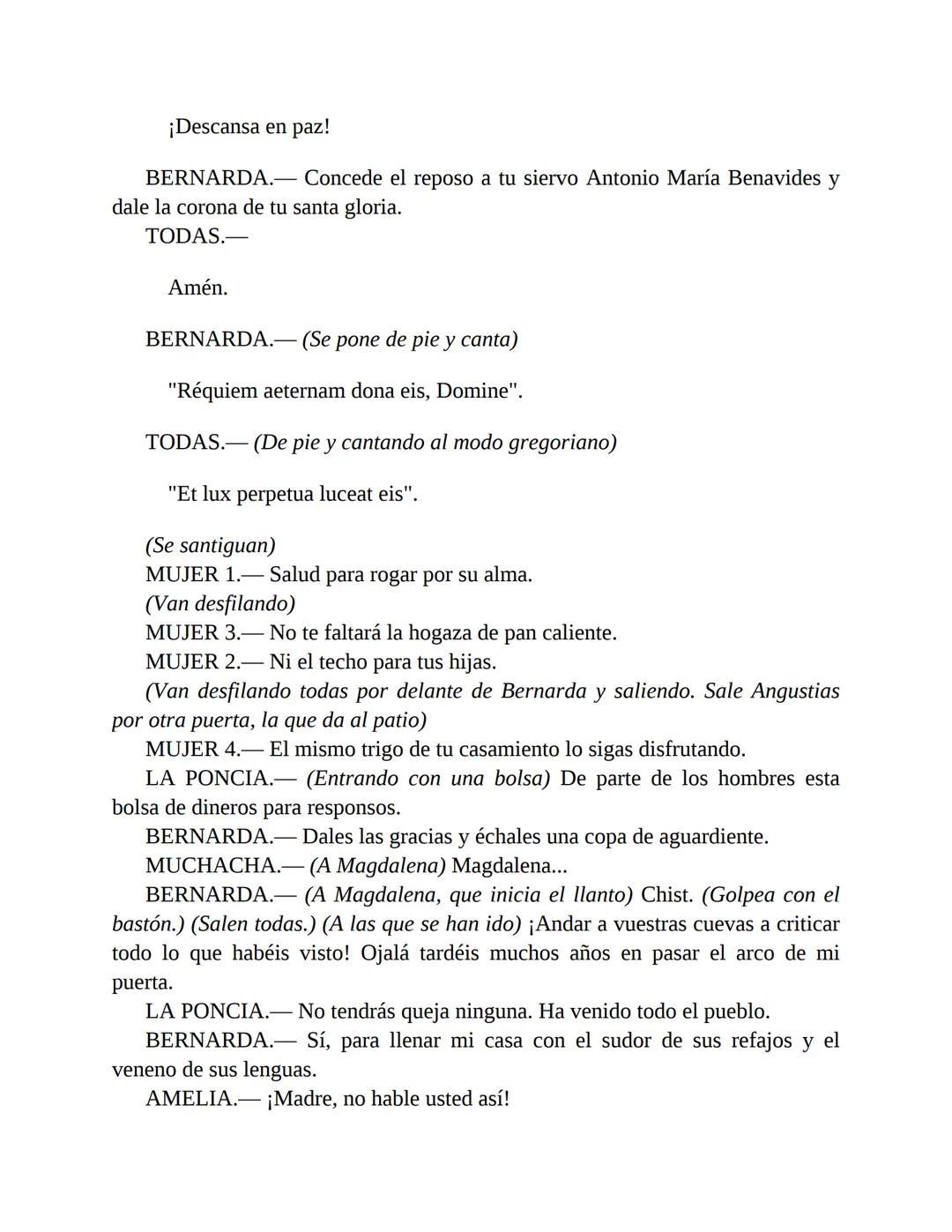 FEDERICO
GARCIÍA
LORCA
LA CASA DE
BERNARDA
ALBA
AUSTRAL
ePUB A la muerte de su marido, Bernarda impone a sus hijas un luto riguroso
de 8 a