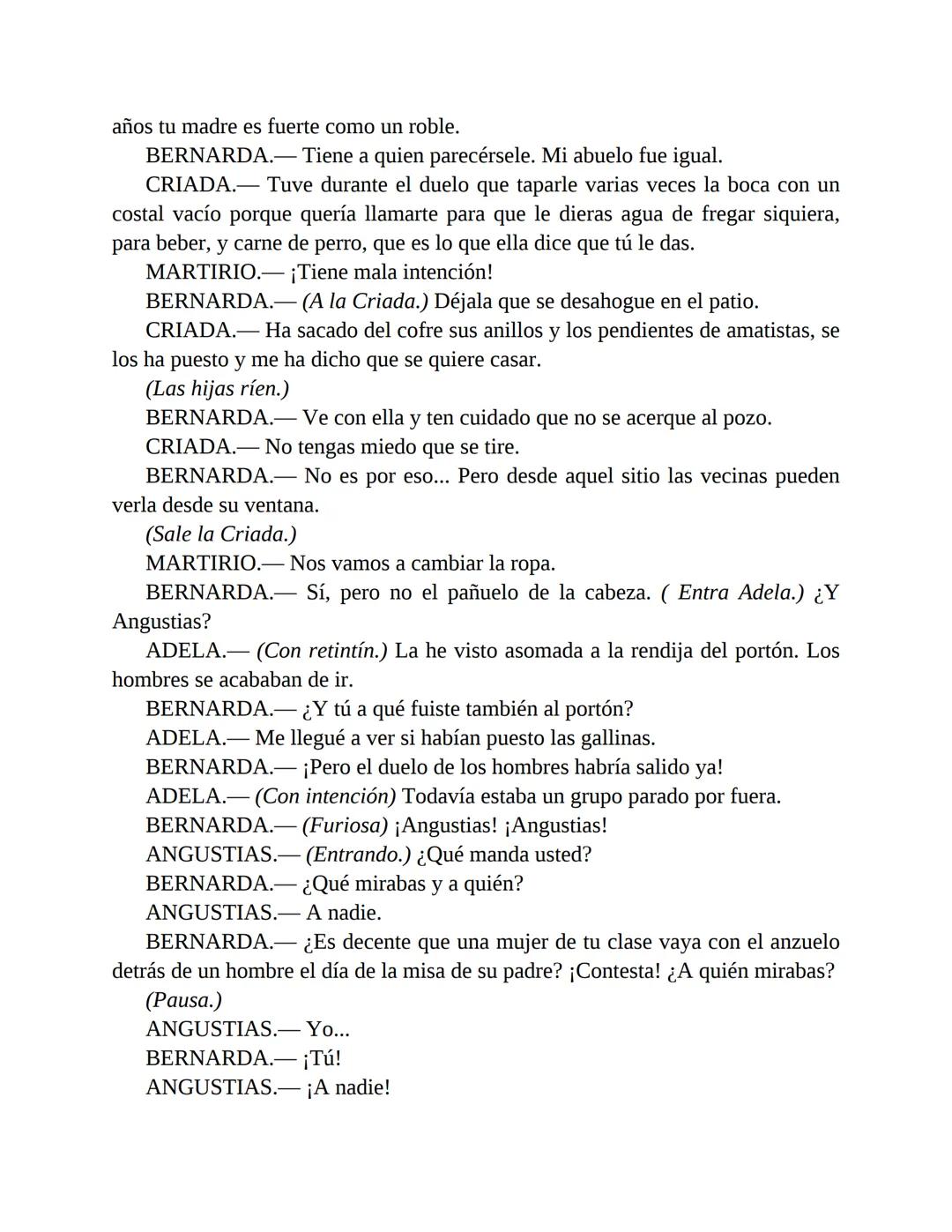 FEDERICO
GARCIÍA
LORCA
LA CASA DE
BERNARDA
ALBA
AUSTRAL
ePUB A la muerte de su marido, Bernarda impone a sus hijas un luto riguroso
de 8 a
