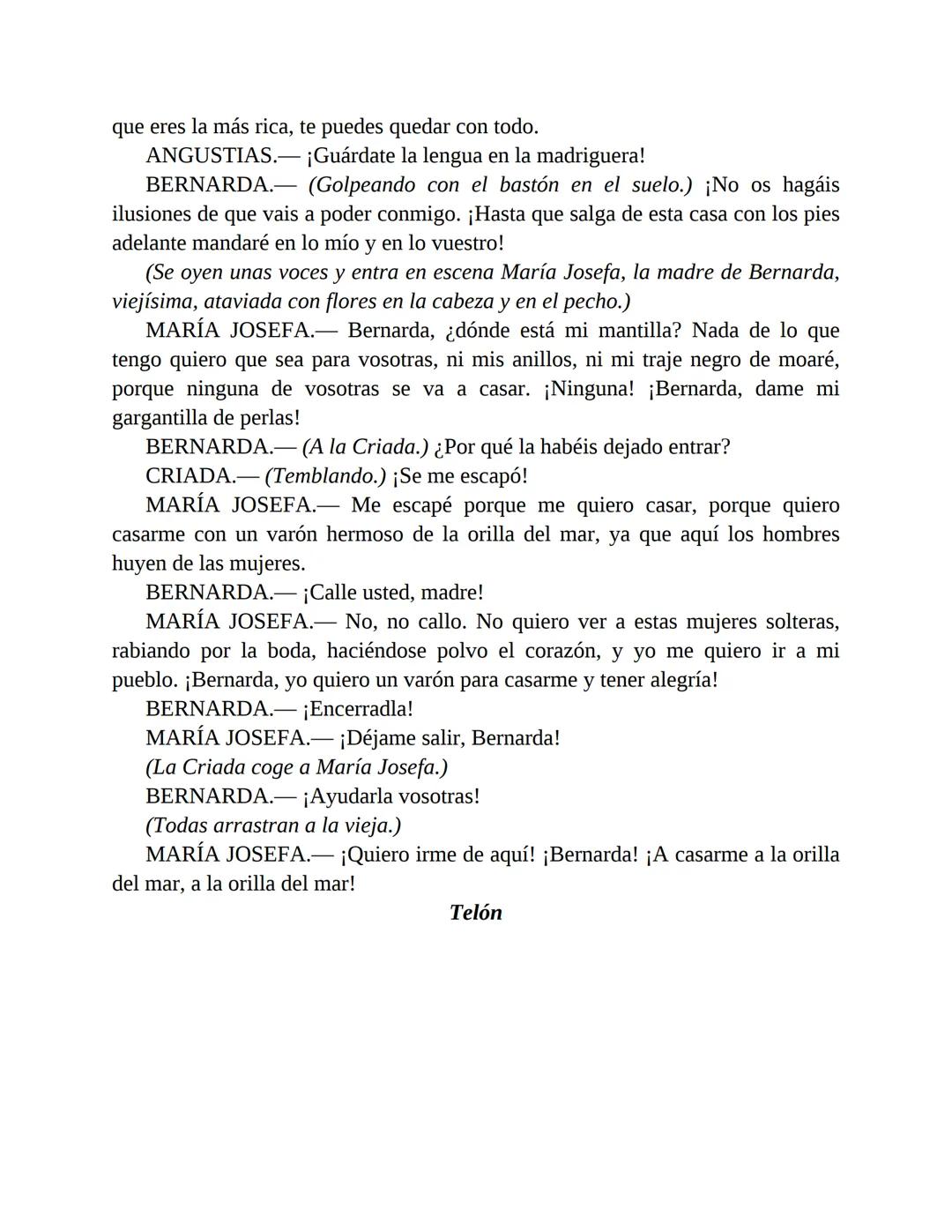 FEDERICO
GARCIÍA
LORCA
LA CASA DE
BERNARDA
ALBA
AUSTRAL
ePUB A la muerte de su marido, Bernarda impone a sus hijas un luto riguroso
de 8 a