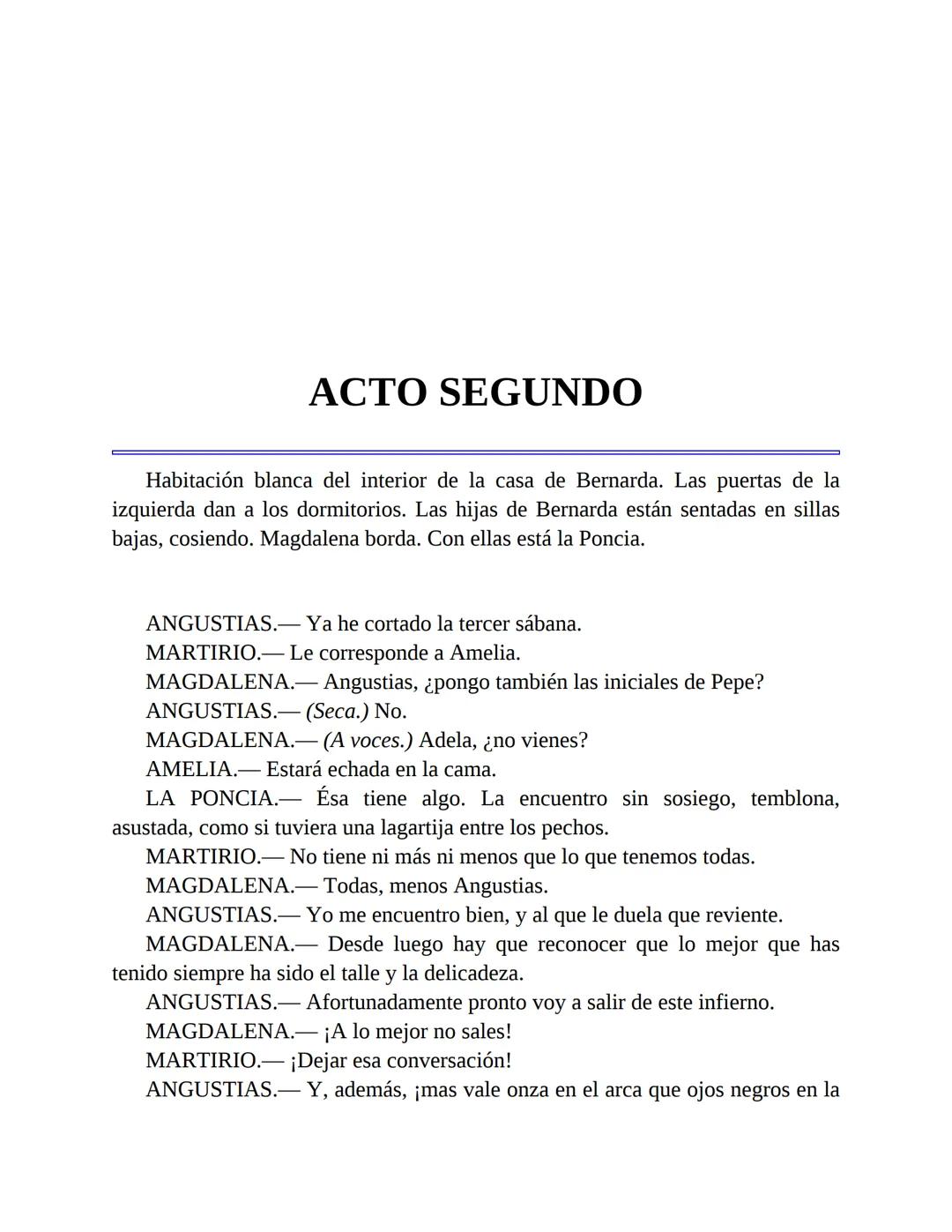 FEDERICO
GARCIÍA
LORCA
LA CASA DE
BERNARDA
ALBA
AUSTRAL
ePUB A la muerte de su marido, Bernarda impone a sus hijas un luto riguroso
de 8 a