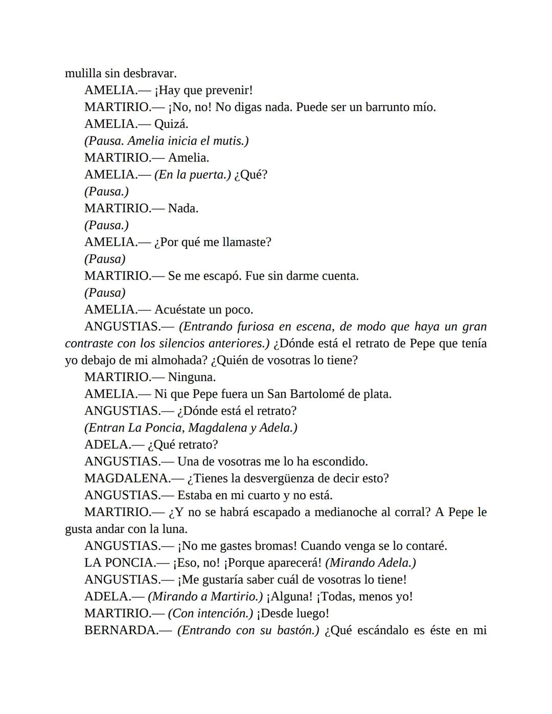 FEDERICO
GARCIÍA
LORCA
LA CASA DE
BERNARDA
ALBA
AUSTRAL
ePUB A la muerte de su marido, Bernarda impone a sus hijas un luto riguroso
de 8 a