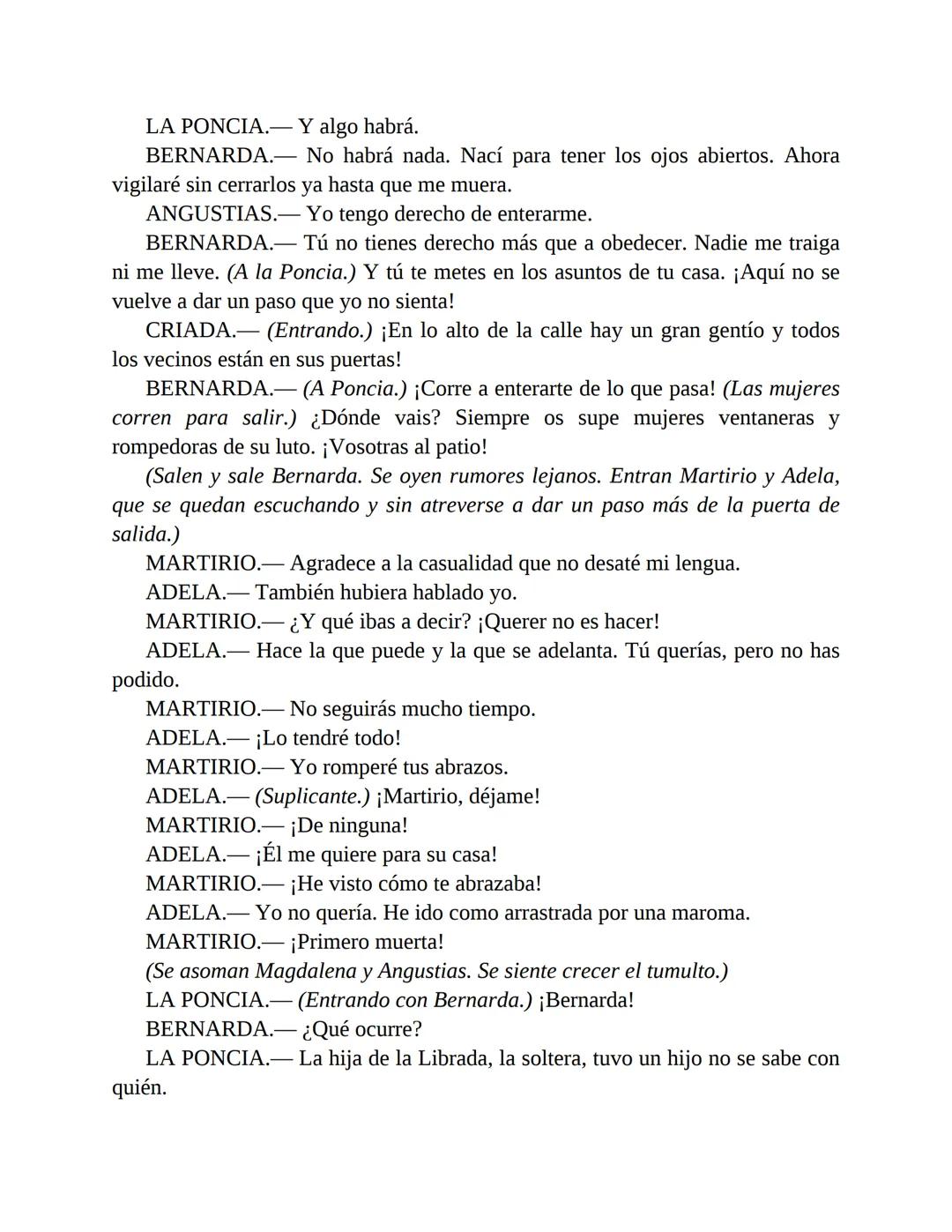 FEDERICO
GARCIÍA
LORCA
LA CASA DE
BERNARDA
ALBA
AUSTRAL
ePUB A la muerte de su marido, Bernarda impone a sus hijas un luto riguroso
de 8 a