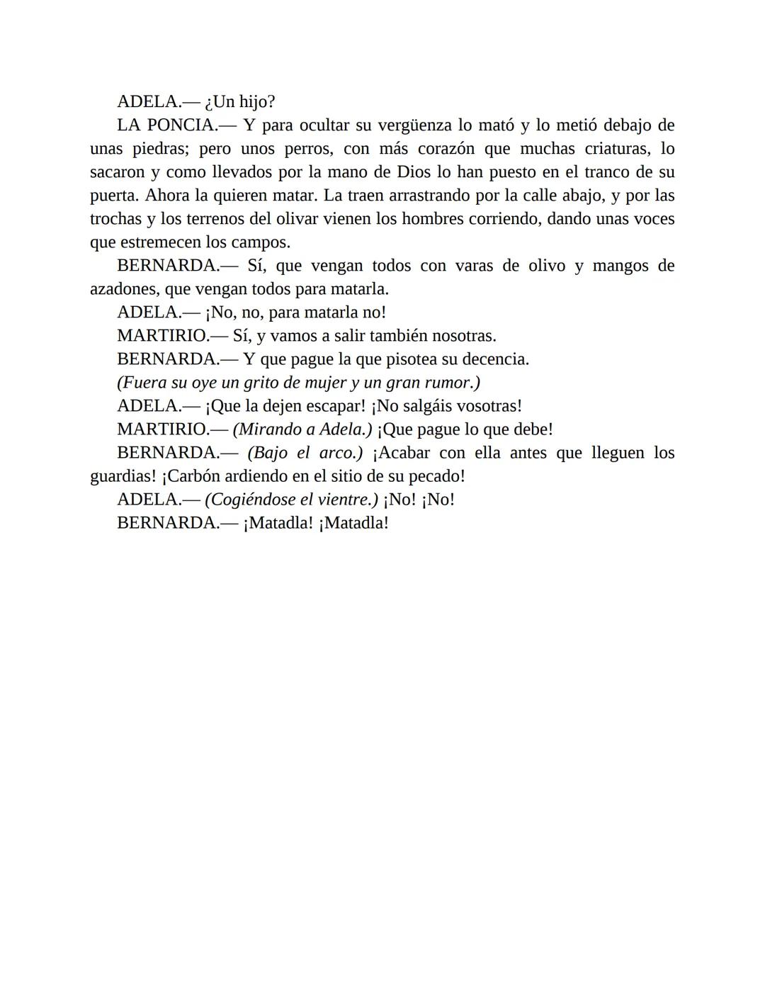 FEDERICO
GARCIÍA
LORCA
LA CASA DE
BERNARDA
ALBA
AUSTRAL
ePUB A la muerte de su marido, Bernarda impone a sus hijas un luto riguroso
de 8 a