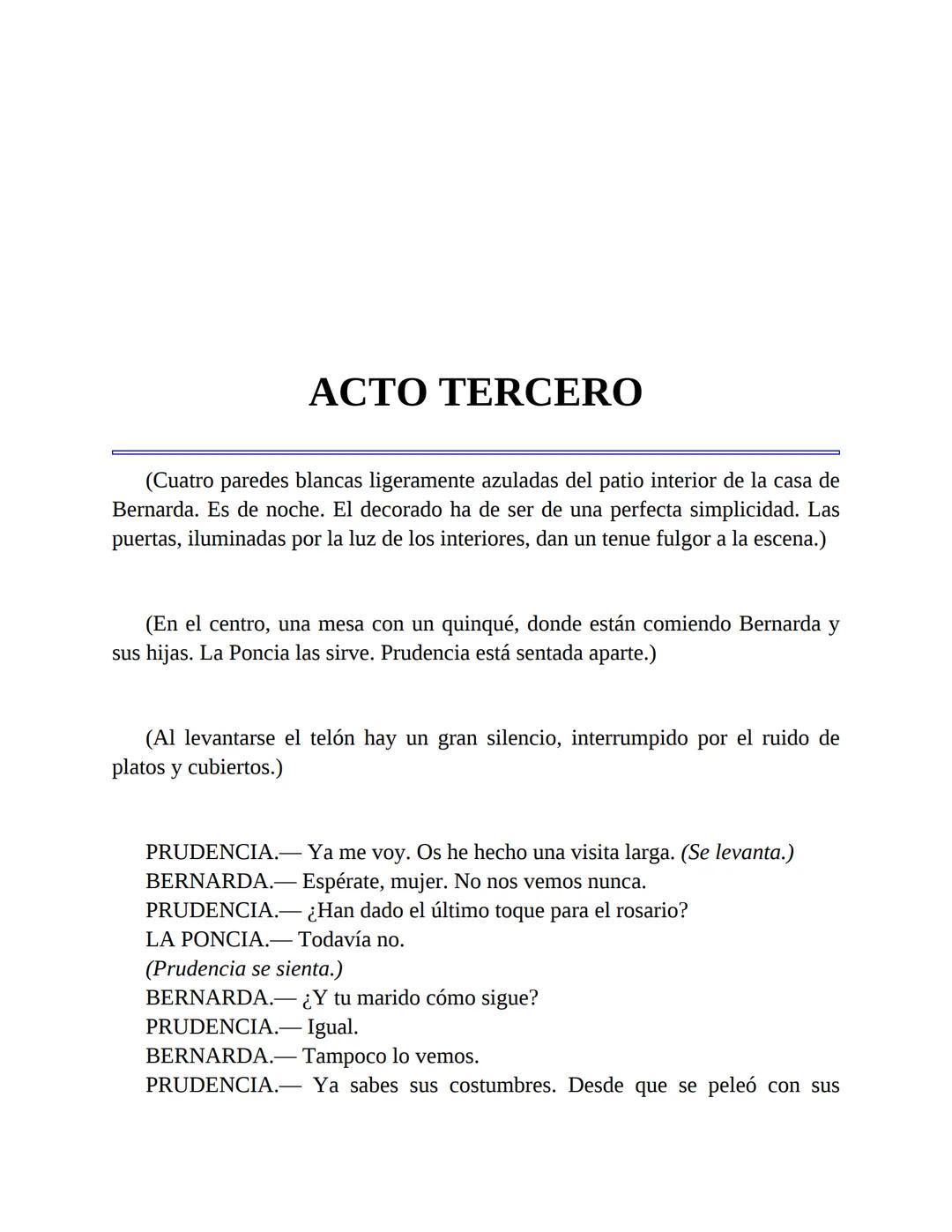 FEDERICO
GARCIÍA
LORCA
LA CASA DE
BERNARDA
ALBA
AUSTRAL
ePUB A la muerte de su marido, Bernarda impone a sus hijas un luto riguroso
de 8 a